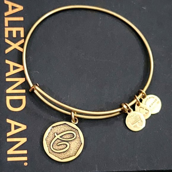 Alex and Ani Bracelet (Initial C Charm Bangle) - Picture 1 of 1